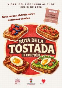 Vicar ruta de la tostada