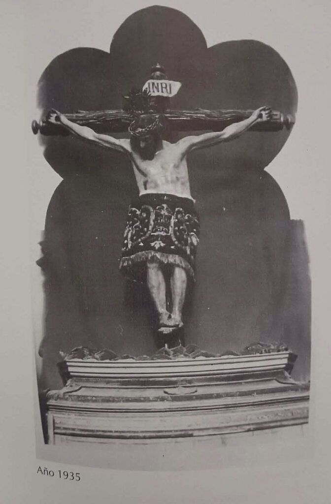 Dalias Ayuntamiento y Hermandad reciben el informe del IAPH  imagen Cristo de la Luz destruida en 1936