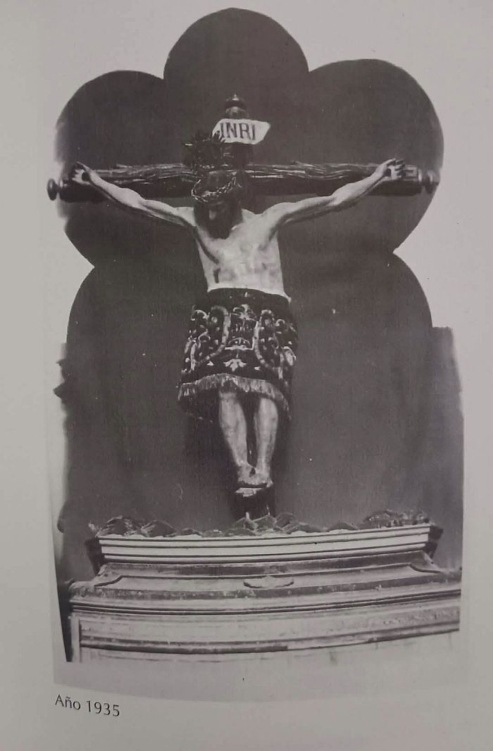 Dalias Ayuntamiento y Hermandad reciben el informe del IAPH  imagen Cristo de la Luz destruida en 1936