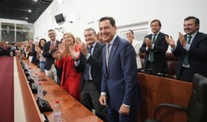 Juanma Moreno investido presidente de la Junta de Andalucia por 3 vez