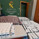 La Guardia Civil interviene 172.718 comprimidos de medicamentos psicotrópicos ocultos en un doble fondo de un vehículo que iba a embarcar hacia Marruecos