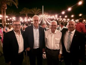 aficionados de Vícar de la Peña Madridista de El Ejido los actos de su 40 aniversario