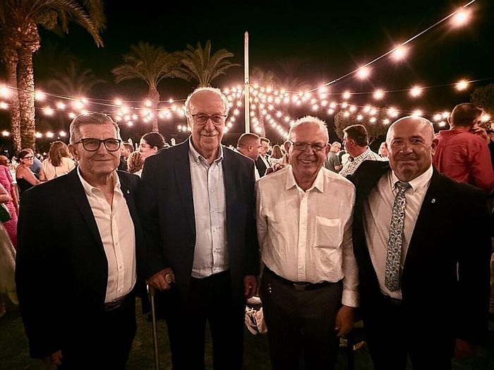 aficionados de Vícar de la Peña Madridista de El Ejido los actos de su 40 aniversario