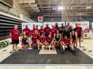 Antonio Casimiro en el Torneo de Halterofilia