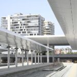 Óscar Puente supervisa el avance de las obras de integración ferroviaria y de la nueva estación intermodal de Almería