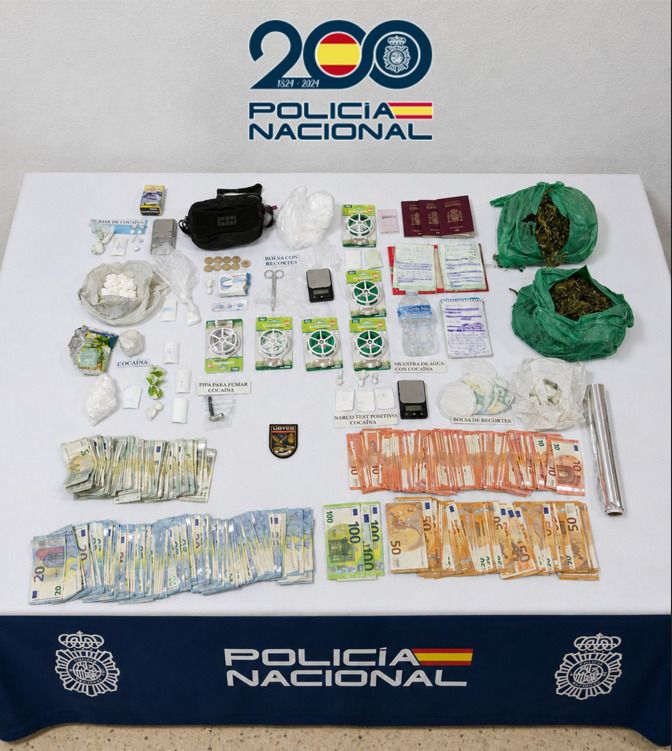 Policia Nacional El Puche EFECTOS-INTERVENIDOS-OP.-TESLA