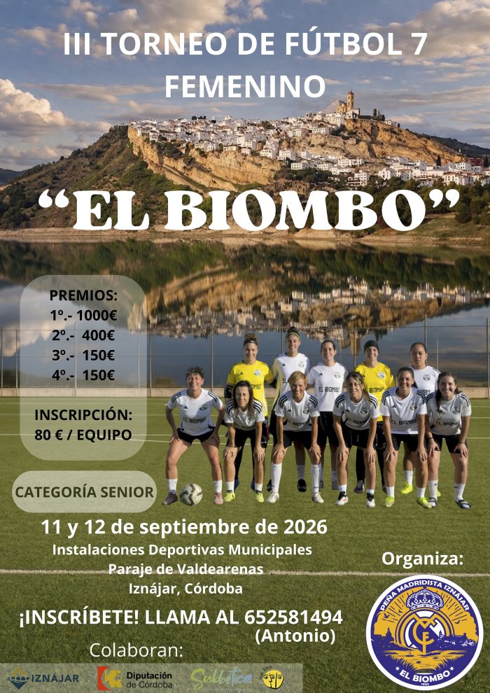 III TORNEO DE FÚTBOL 7 FEMENINO “EL BIOMBO”