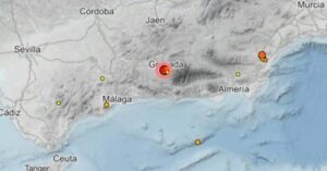 Terremoto en Granada y Almeria mapa