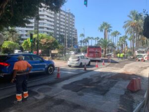 asfaltado en Puerta Purchena y Avenida Regente TRABAJOS FRESADO AVDA FEDERICO GARCÍA LORCA