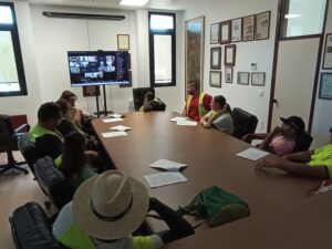 última sesión de orientación realizada con los usuarios del programa Emplea-T Joven de Vícar 1