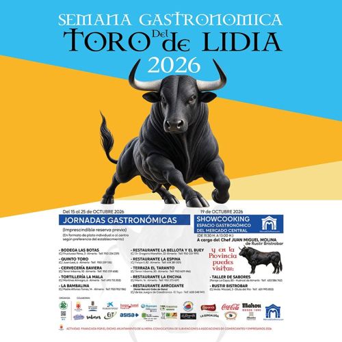 ALMERÍA SEMANA GASTRONÓMICA TORO DE LIDIA 2026 semana-gastronomica-toro-de-lidia-almeria-2026 (1)