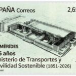 Correos emite un sello conmemorativo del 175 aniversario del Ministerio de Transportes y Movilidad Sostenible