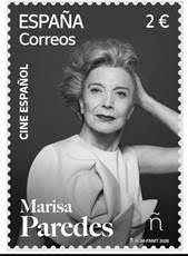 Correos sello dedicado a actriz Marisa Paredes