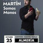 Ángel Martín hará pensar y reír al público del Auditorio este domingo con su nuevo monólogo ‘Somos Monos’