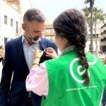 Fernández-Pacheco asiste a la lectura de un manifiesto por el Día Mundial del Cáncer de Mama