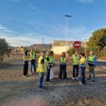La Junta supervisa los trabajos de iluminación en la A-348  a su paso por Gádor