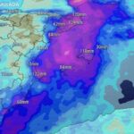 Nuevo episodio de lluvias muy intensas, tormentas y posibles inundaciones en el Mediterráneo  