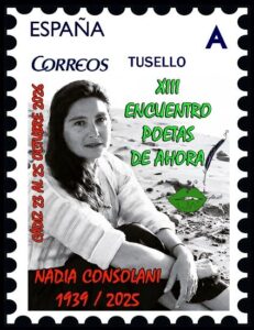Sello Correos rinde homenaje a Nadia Consolani