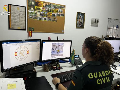 Un anuncio en redes sociales permite a la Guardia Civil recuperar los efectos